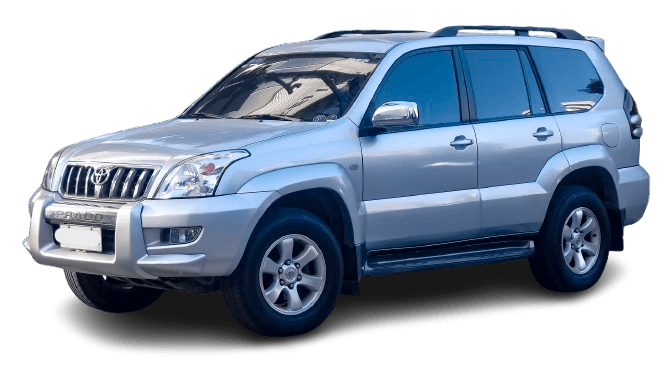 Toyota Prado vehicle available for transportation services in Karachi